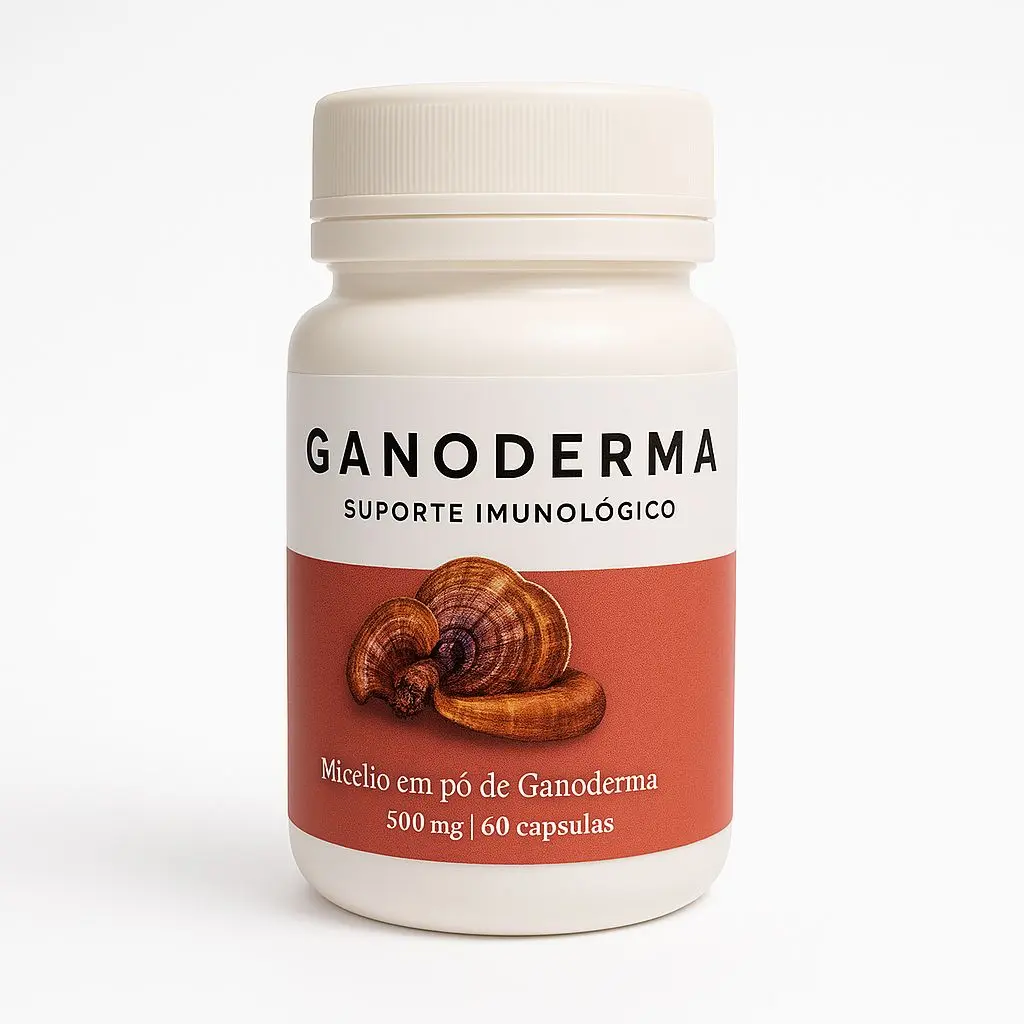 Cápsulas de Ganoderma (Reishi) 60un